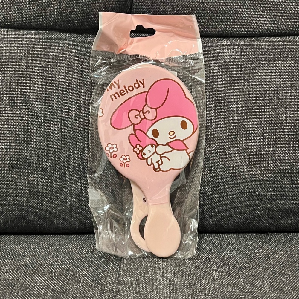 My Melody Sanrio Mini Comb + Mirror Pack Makeup Accessories Kawaii Pink